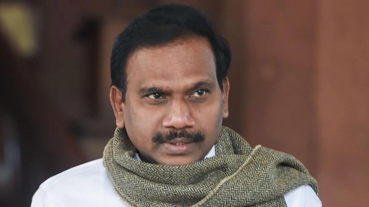 DMK MP Raja regrets remarks against TVK Minister Nirmal Kumar