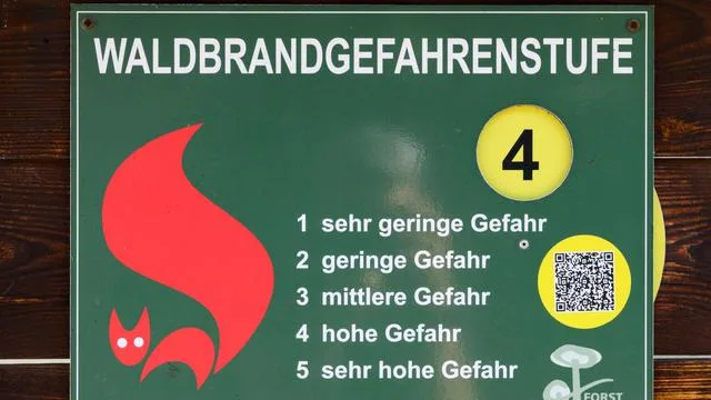 Nur leichte Entspannung: Waldbrandgefahr bleibt in Brandenburg stellenweise hoch