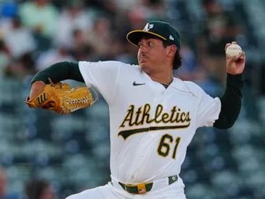 Gage Jump strikes out 9 and Carlos Cortes homers to lift the A's over the Twins 4-2