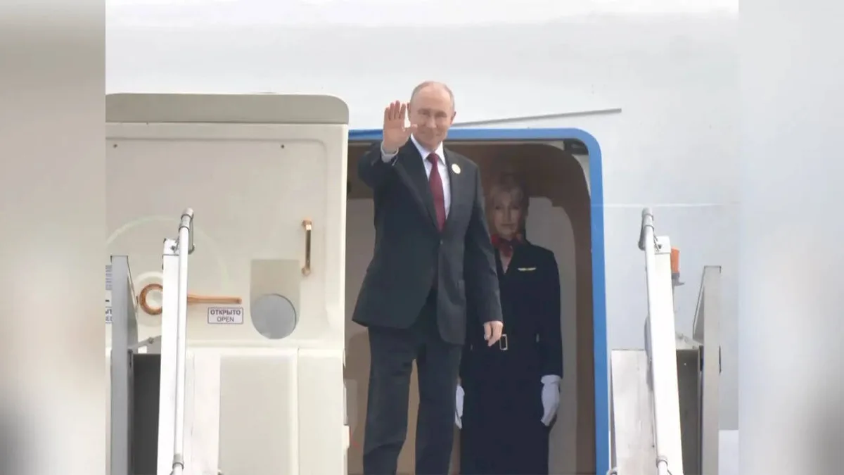 Russian President Putin departs New Delhi after attending Brics Summit