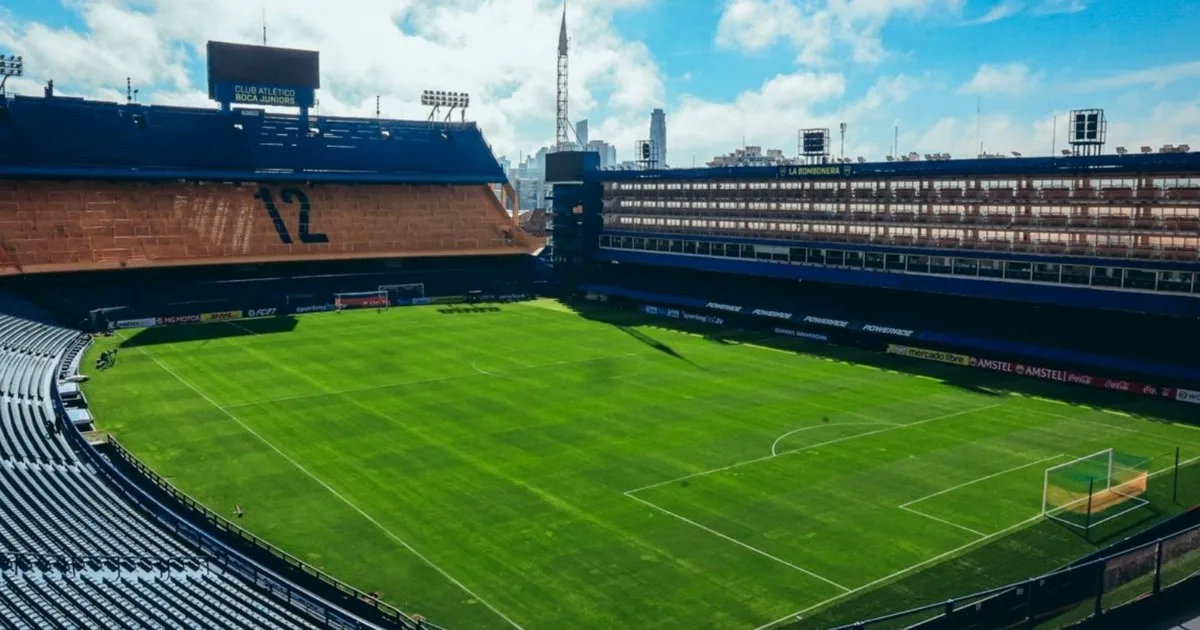 Boca vuelve a la Bombonera después de 35 días: cómo está el campo de juego