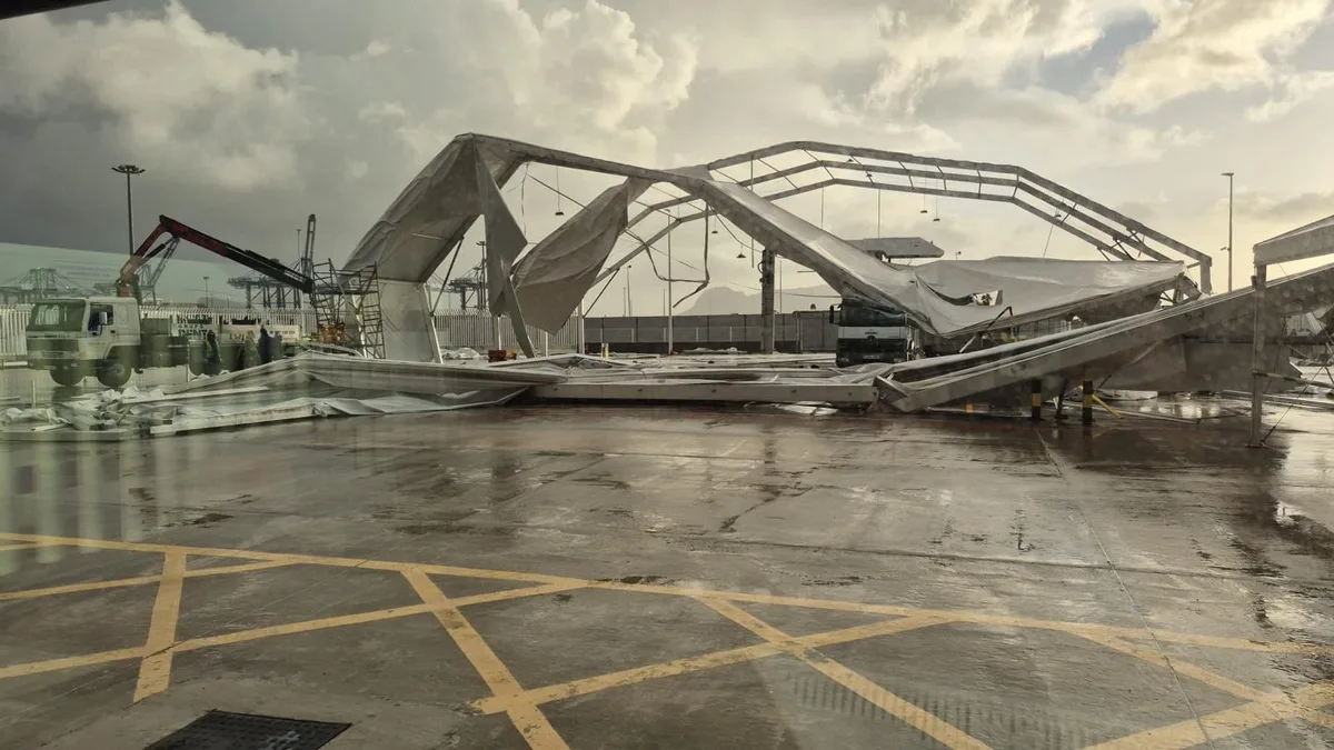 El Gobierno por fin busca un escáner para localizar drogas y armas en el principal puerto de España después de que una tormenta rompiera el que había en febrero