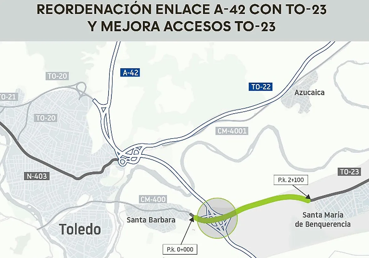 Los atascos en el Polígono tienen los meses contados: el Gobierno adjudica el tercer carril de la TO-23 por 5 millones
