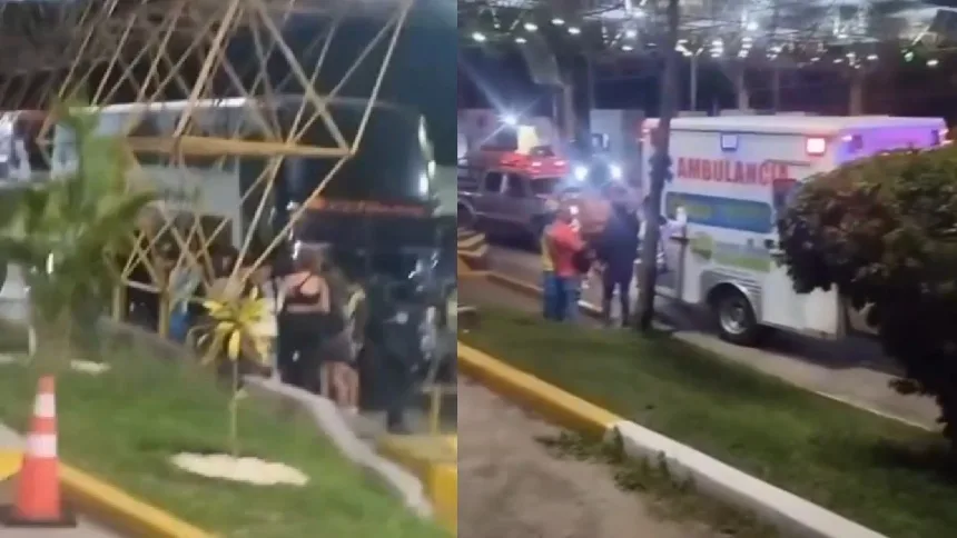 VIDEOS: Autobuses que trasladaban a fanáticos del Deportivo Táchira fueron atacados a tiros en Cojedes, hubo varios heridos