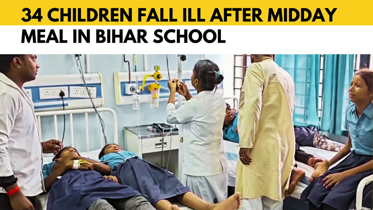 Several Bihar children fell ill as detergent served instead of salt.