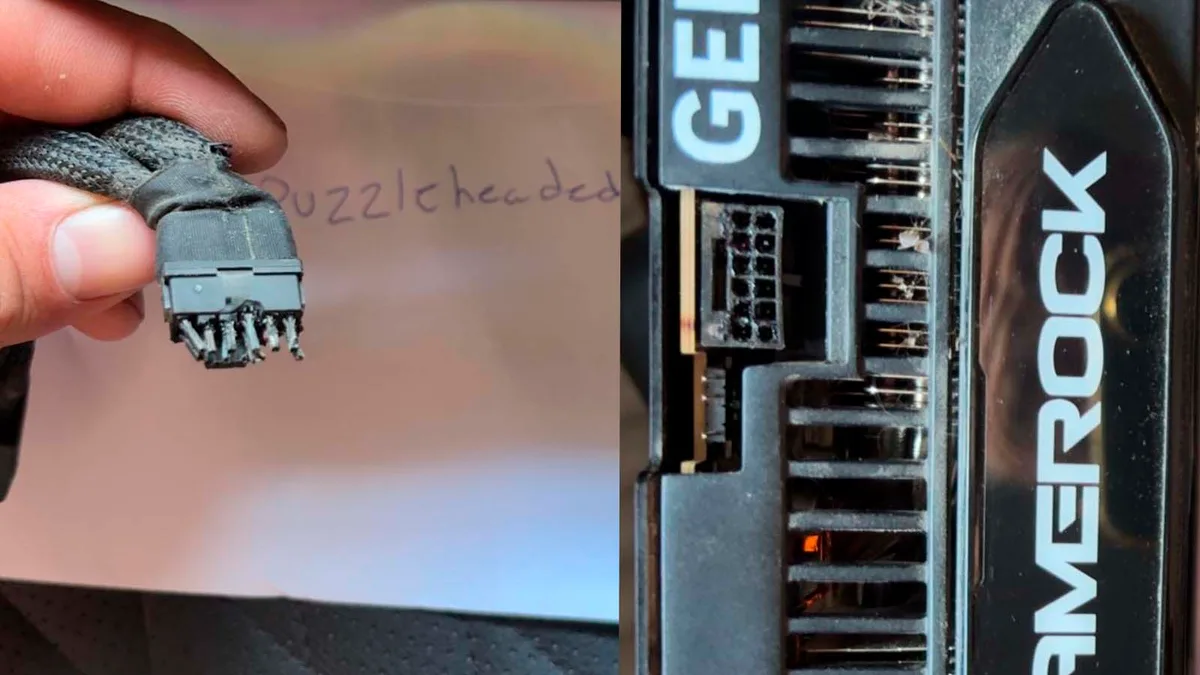 RTX 5090 derrete e solta fumaça mesmo com fonte projetada para evitar esse problema, relata usuário