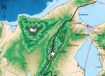 Sismo de magnitud 3,2 al suroeste de Machiques