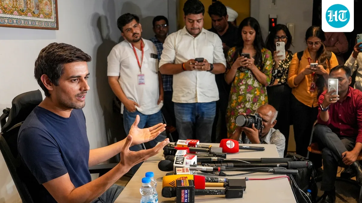 YouTuber Dhruv Rathee gets fresh summons from Delhi court over 2018 defamation case linked to video on BJP IT cell