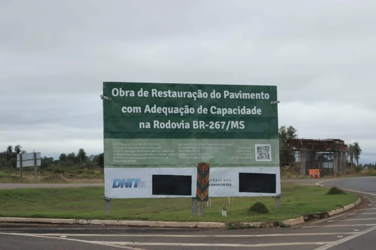 Trecho da Rota Bioceânica tem licitação aberta por R$ 261 milhões