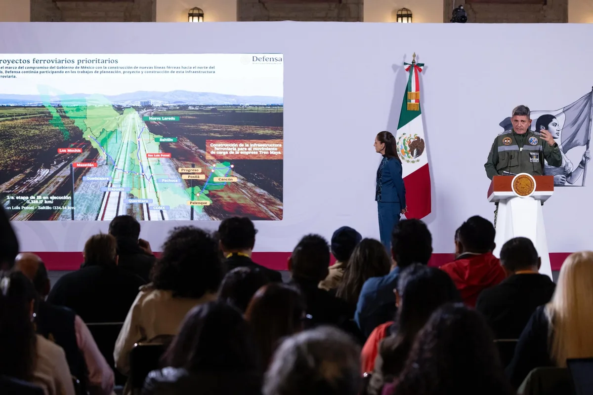 Gobierno de Sheinbaum construye 40% más vías que el sexenio de AMLO, destina 750 millones de pesos a infraestructura ferroviaria