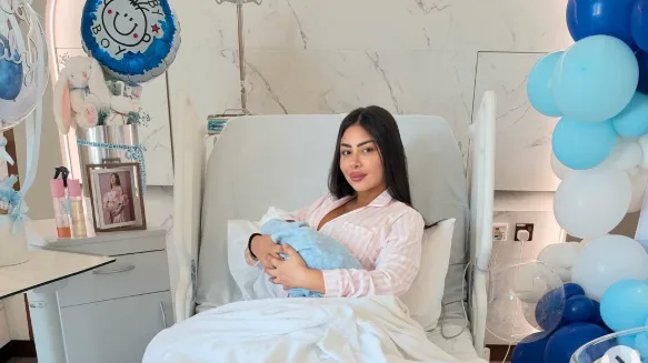 Maeva Ghennam se confie sur son accouchement difficile et l’arrivée de son premier enfant