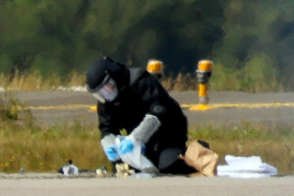 Germany blames Russia for explosive drone attack at Leipzig airport