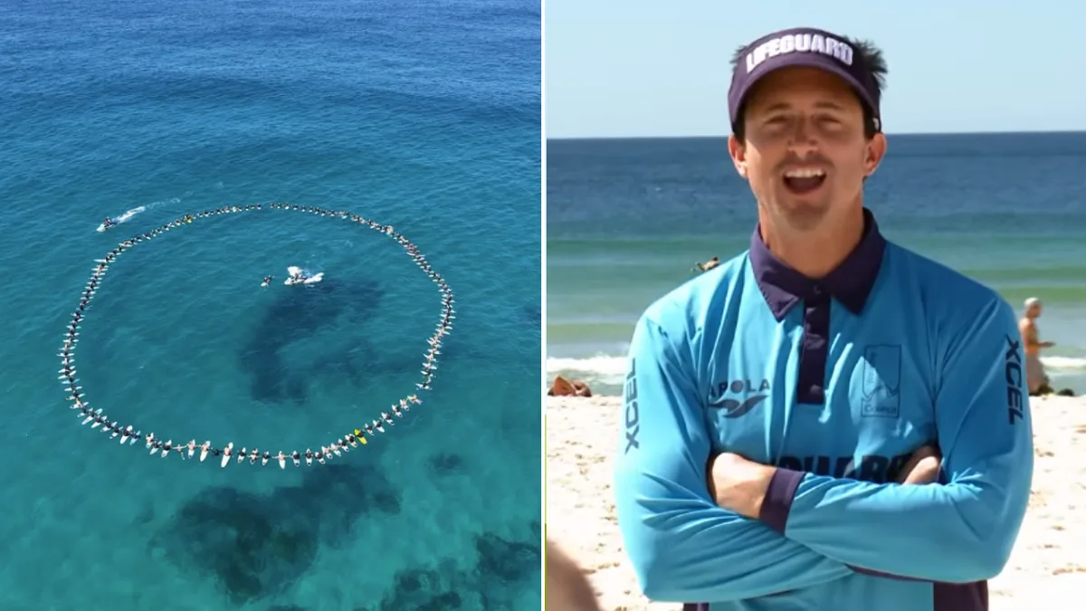 Bondi Rescue star Matt Dee farewelled in emotional paddle-out at Sydney’s Bronte Beach