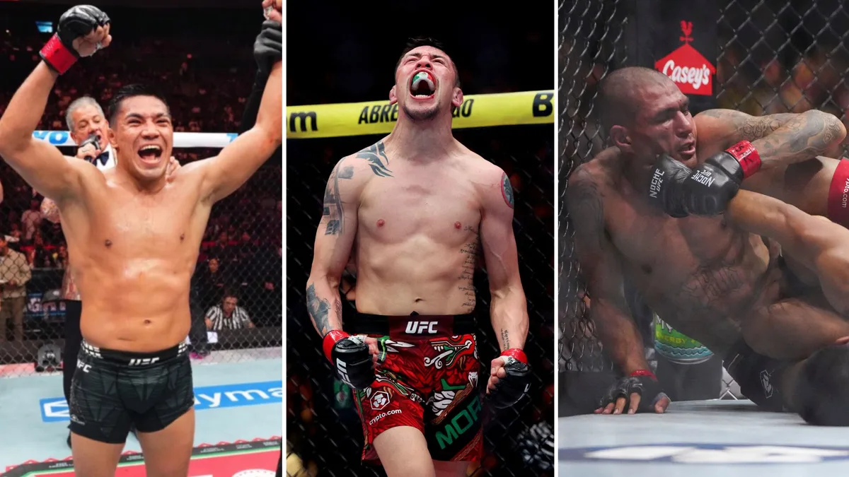 Mexicanos en la Noche UFC, Brandon Moreno y David Martínez logran contundente victoria