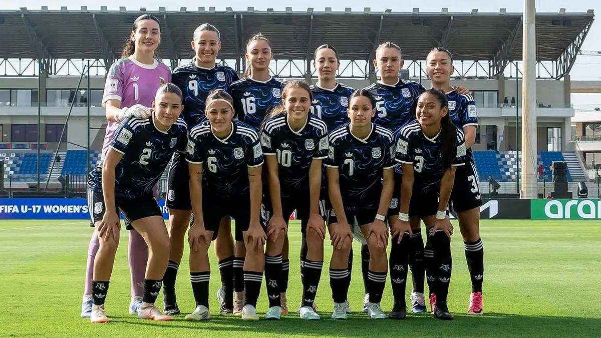 Argentina tuvo su debut histórico en el Mundial femenino Sub 17 con una ajustada derrota 2-1 ante Alemania