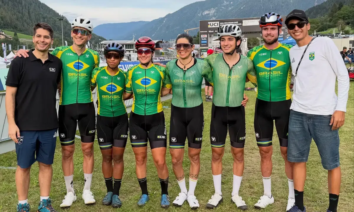 Equipe brasileira termina em 9º no revezamento misto do Mundial de MTB