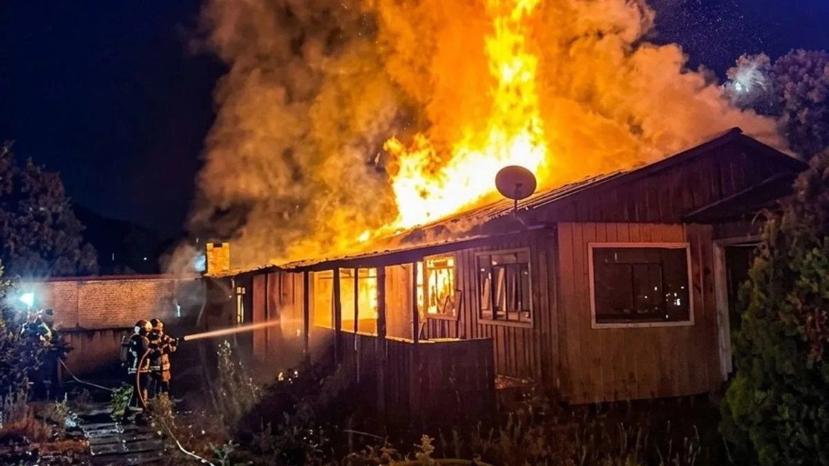 Mulher dorme com cigarro aceso, causa incêndio e tem mais de 50% do corpo queimado em SC