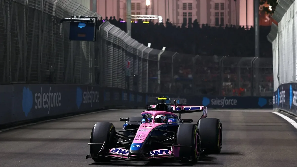 Franco Colapinto largará 11° la carrera Sprint del Gran Premio de Singapur de Fórmula 1: hora, TV y la grilla de largada