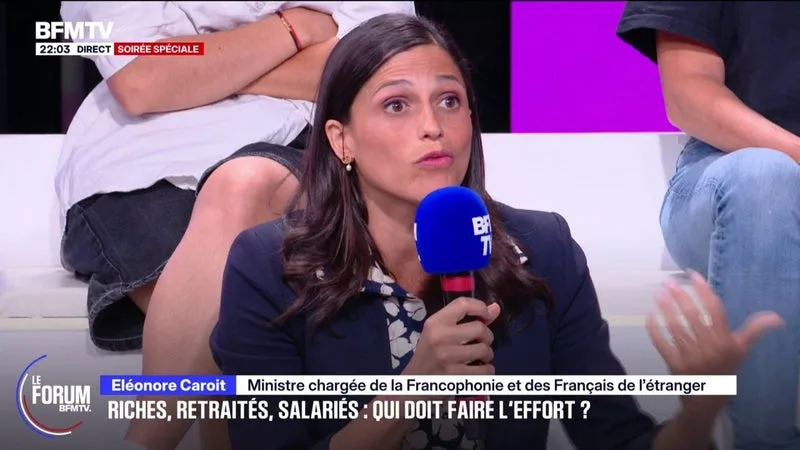 FORUM BFMTV - Héritage: "notre système est assez équilibré", estime la ministre Éléonore Caroit