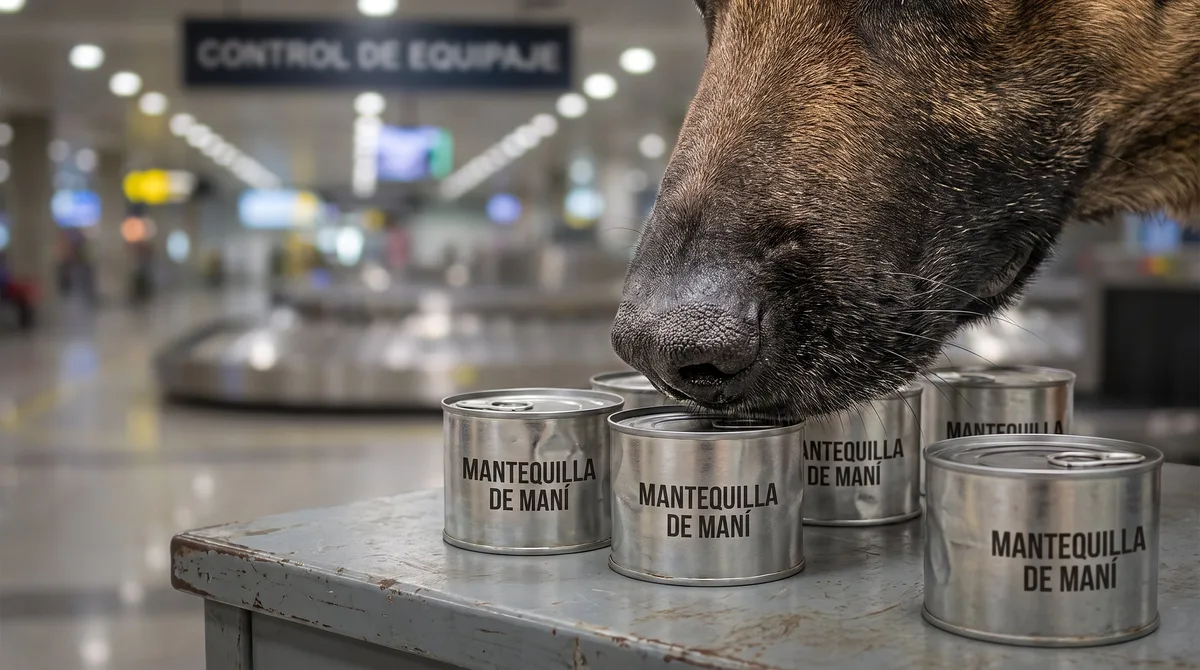 Detectan marihuana oculta en latas que simulaban mantequilla de maní en un aeropuerto dominicano