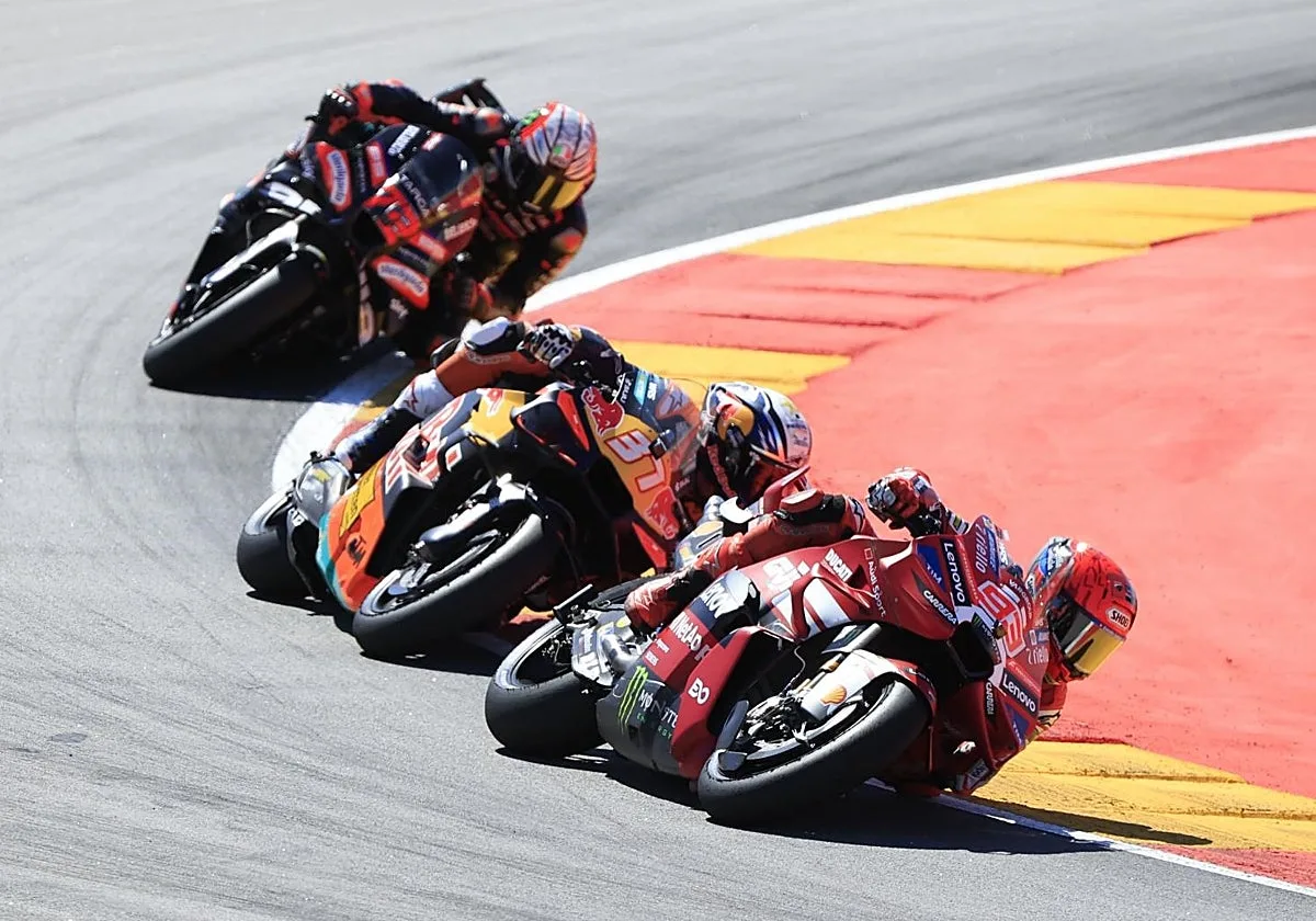 ¡Aragón es de Márquez! Doblete impecable de Marc para encender la lucha por el título