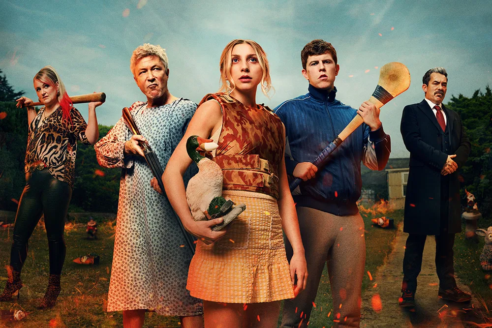 ‘Tall Tales & Murder’ First Look: Ella Lily Hyland and Aidan Gillen Star in Wild Comedic Crime Drama From ‘Veep’ Director and ‘Love/Hate’ Creator (EXCLUSIVE)