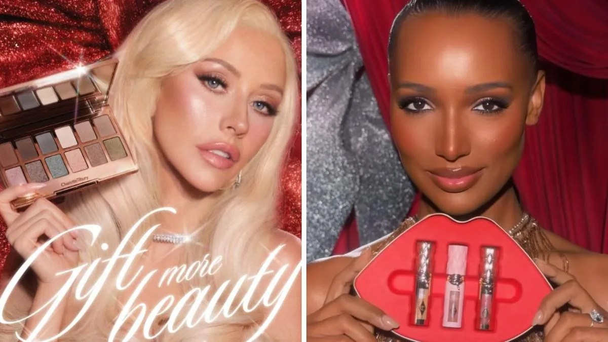Christina Aguilera just brought back her Lady Marmalade-era glamour for Charlotte Tilbury’s holiday collection