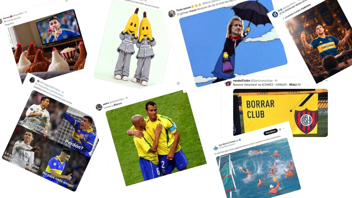 Los mejores memes del clásico que Boca Juniors le ganó a San Lorenzo: Paredes, Lozano y Lautaro Blanco, los destacados