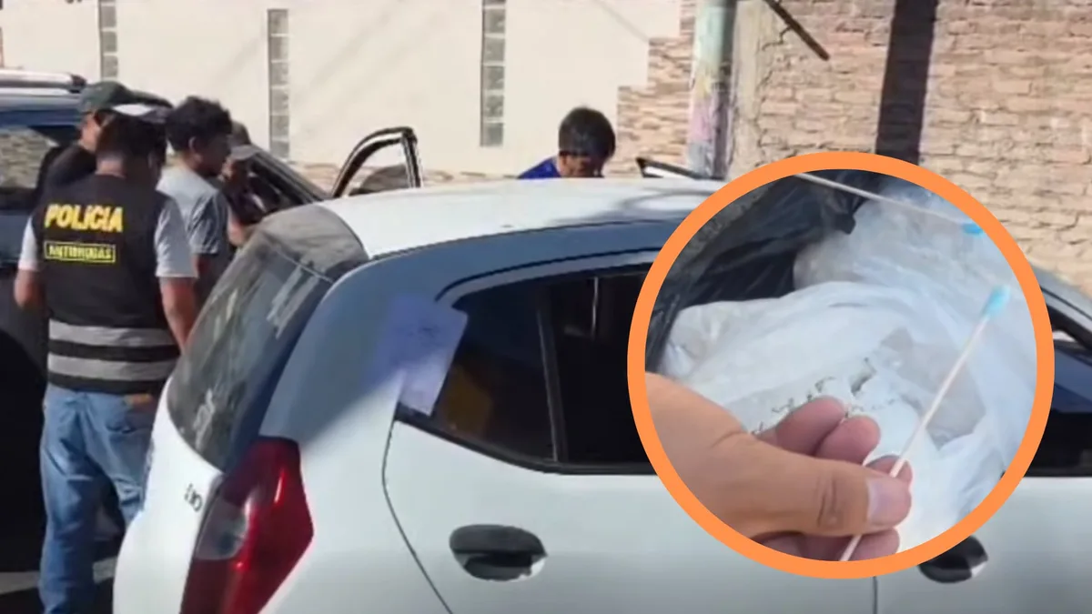 Arequipa: detienen a hombre tras persecución policial que terminó en choque y hallazgo de 2 kilos de PBC en Socabaya