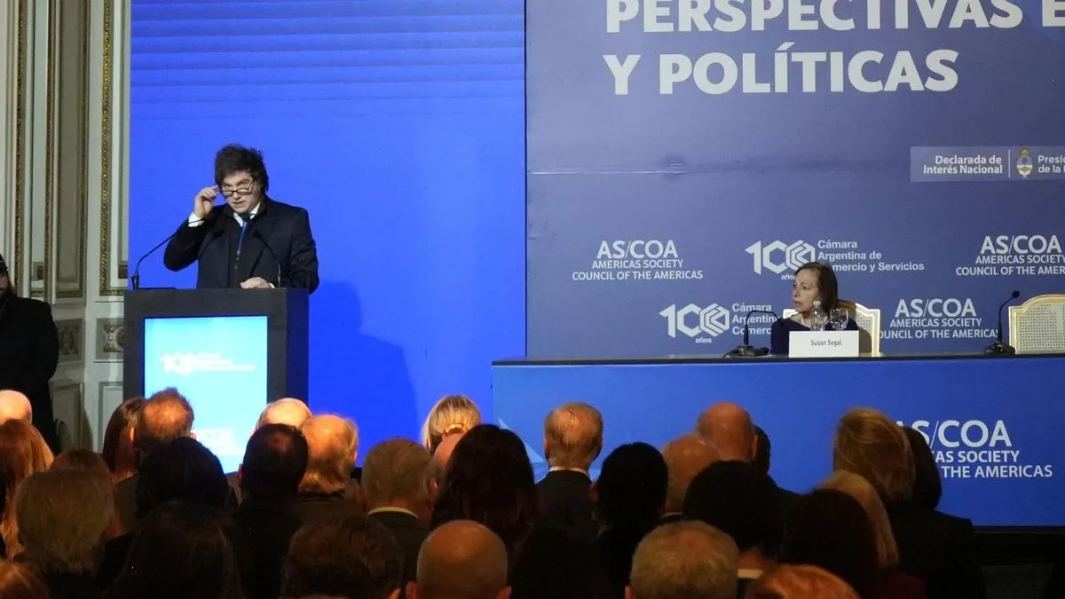 Javier Milei cierra el Council of the Americas en una jornada que reunirá a empresarios, ministros y gobernadores