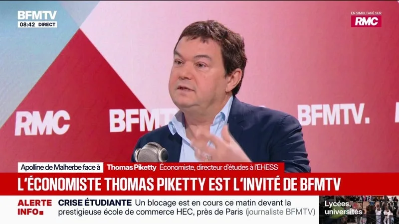 Thomas Piketty, économiste français, estime que “l’assurance-vie ne rapporte rien”
