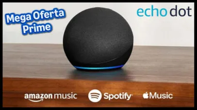 Mega Oferta Amazon Prime: super desconto de 49% no Echo Dot com Alexa