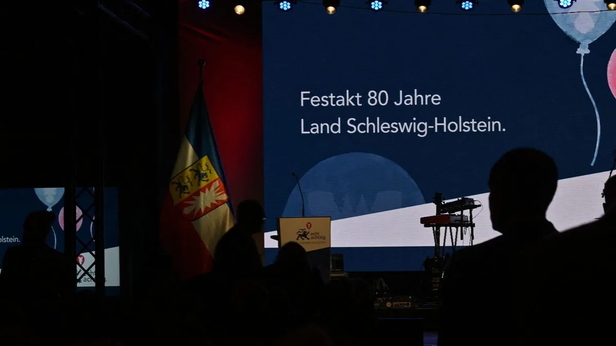 Festakt zum Jubiläum: Schleswig-Holstein feiert 80 Jahre - Fest der Bürger