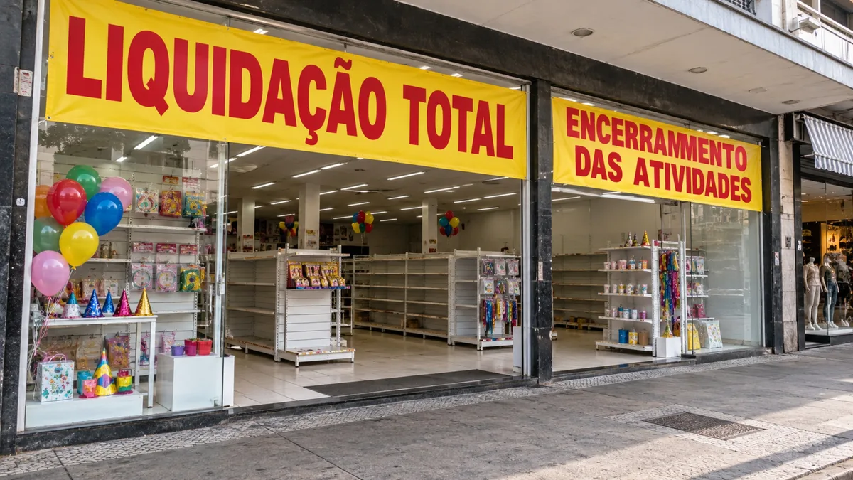 Após quase 40 anos, gigante do varejo anuncia encerramento da operação e queima de estoque em cerca de 700 unidades