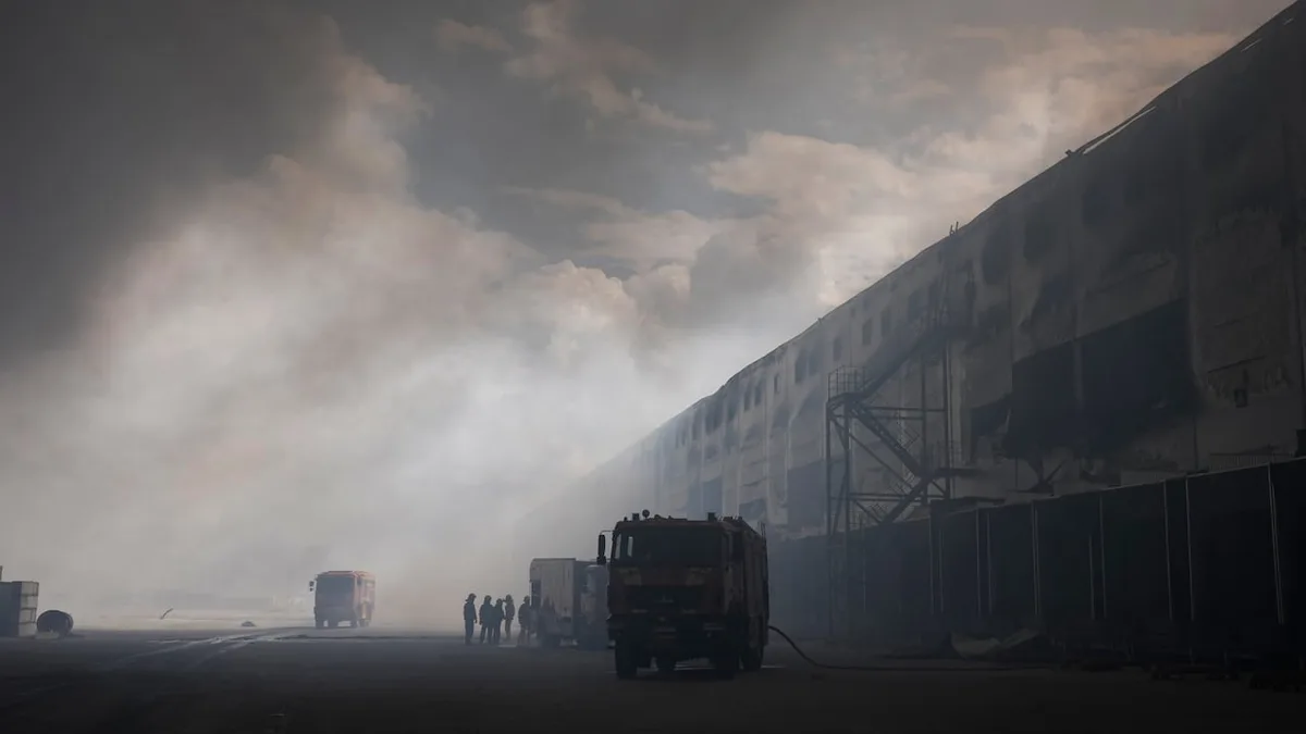 Russia hammers Ukrainian ports, warehouses and industrial sites with missiles and drones