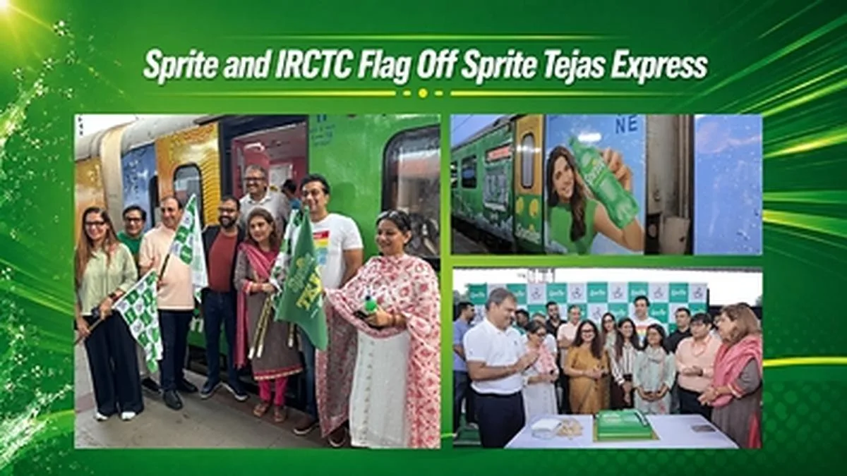 Sprite and IRCTC Flag Off India's First Branded Train as the Sprite Tejas Express