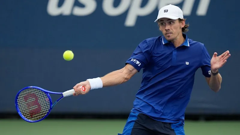 Rain briefly halted Demon’s US Open charge. He still breezed into the second round