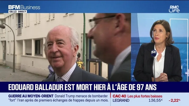 La tribune politique : Édouard Balladur est mort hier à l'âge de 97 ans - 01/09