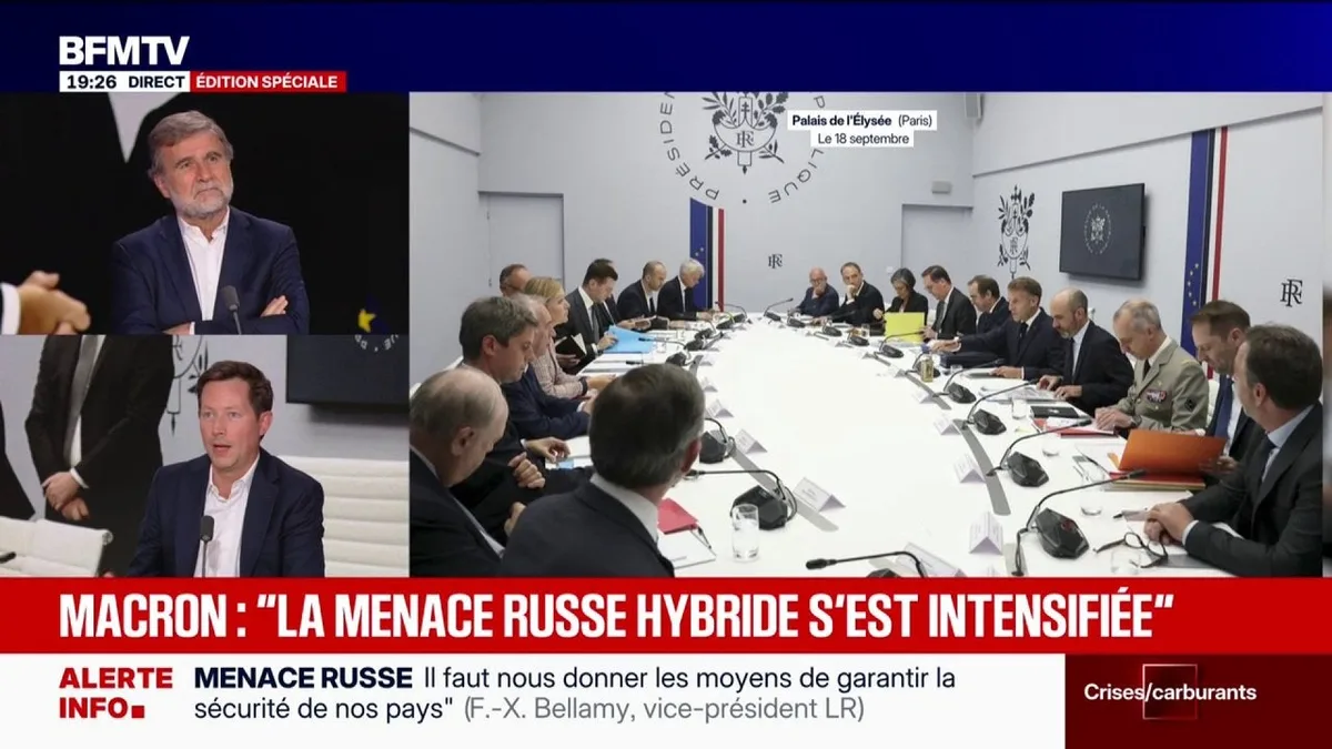 "Nous ne sommes pas en guerre contre la Russie et nous ne voulons pas la guerre avec la Russie", déclare François-Xavier Bellamy, vice-président des LR