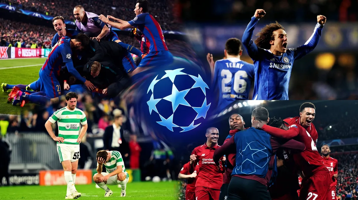 Las remontadas más recordadas en la historia de la Champions League