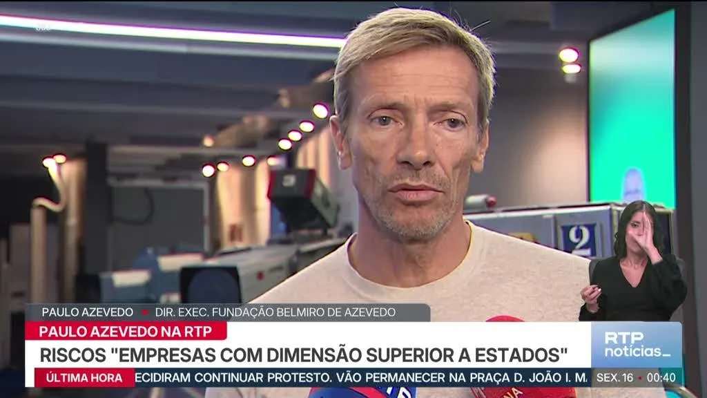 Paulo Azevedo alerta para poder das gigantes tecnológicas na sociedade