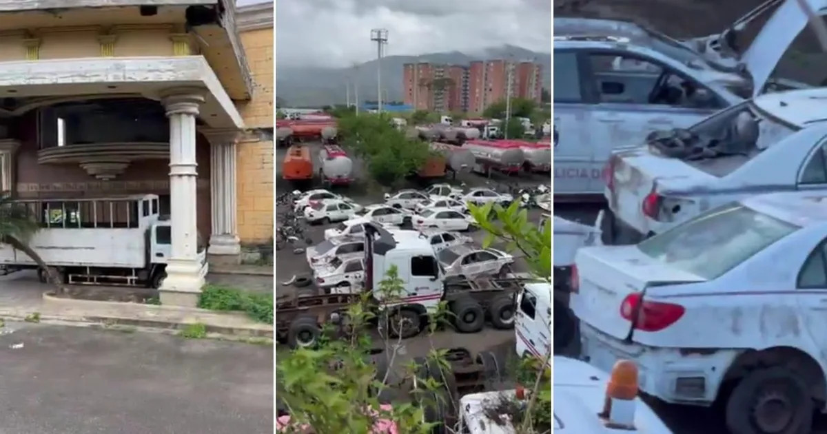 VIDEO: antiguo bingo en San Cristóbal se convirtió en el más grande cementerio de chatarra gubernamental