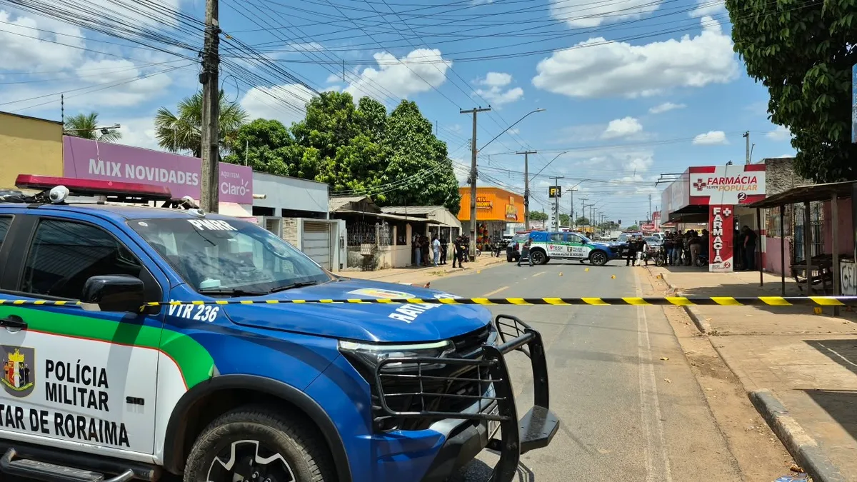 Homem é morto a tiros após tomar arma de policial durante abordagem em Boa Vista