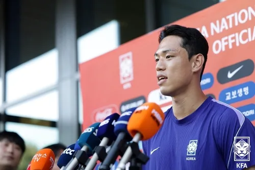 대표팀 간절한 오세훈 "감독님 쓰는 4-4-2, 저 되게 좋아해요"