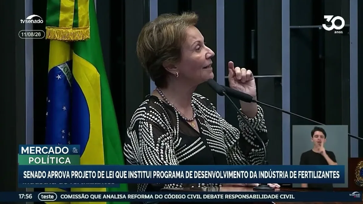 Senado aprova programa para reduzir dependência de fertilizantes importados