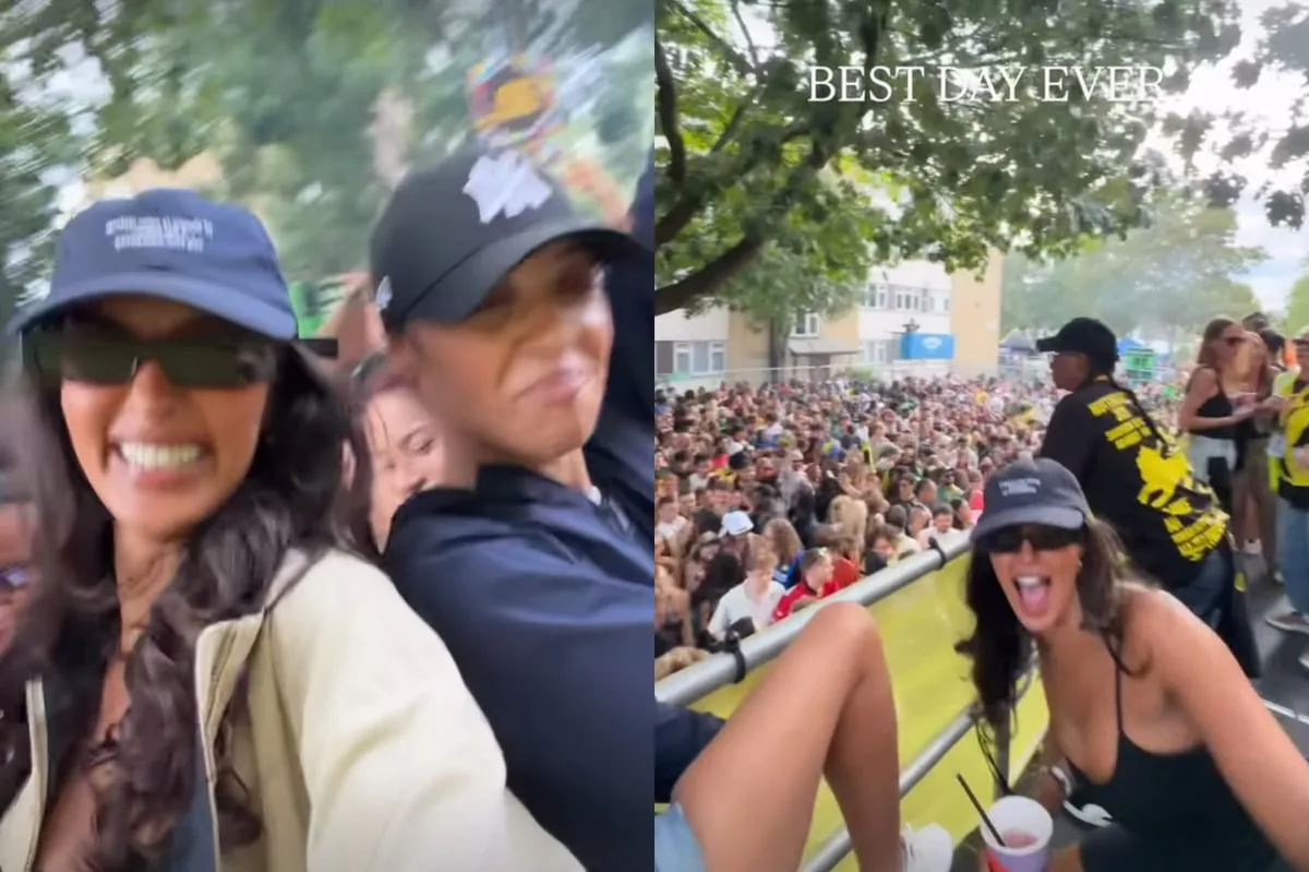 Maya Jama declares Notting Hill Carnival 'best day ever' as she parties in west London streets