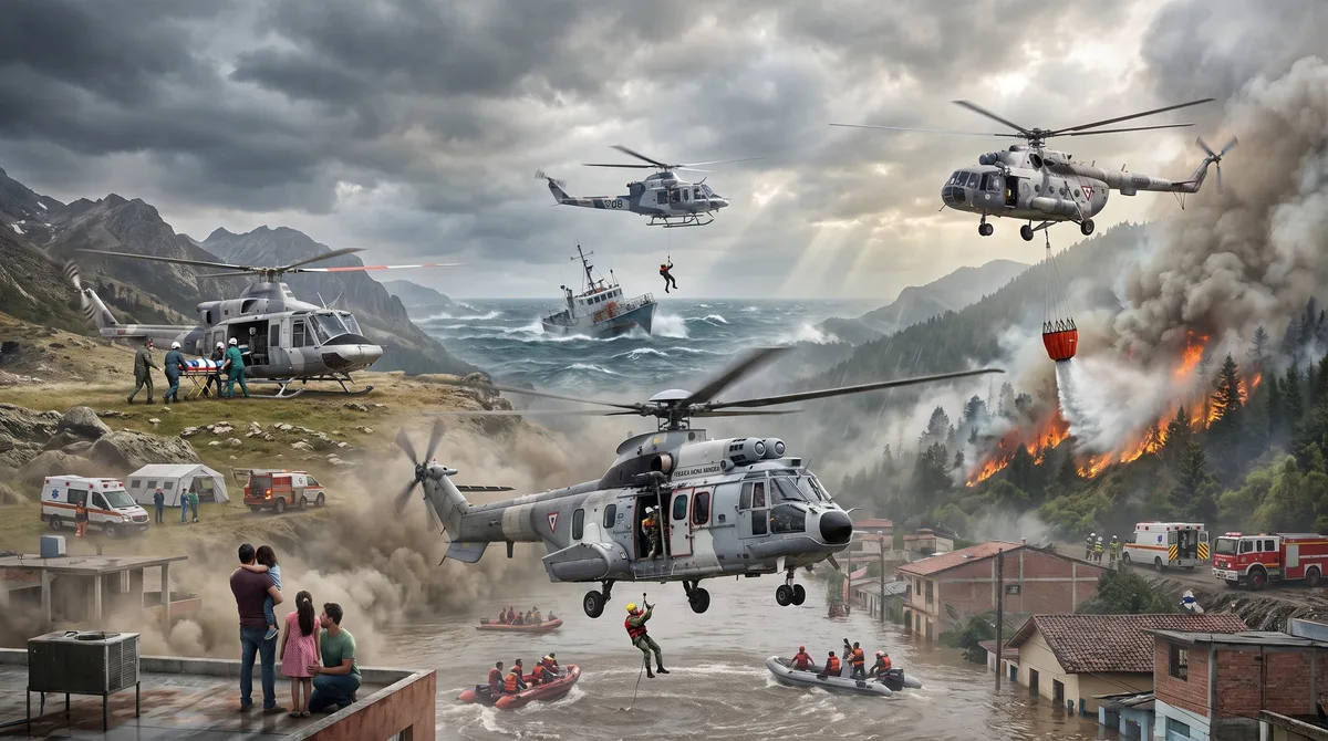 De misiones ‘imposibles’ a salvar vidas: por qué el helicóptero es la máquina más versátil en emergencias