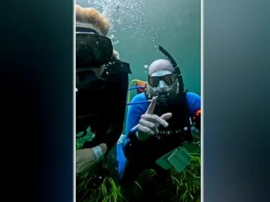 WATCH: Deaf scuba diver makes history