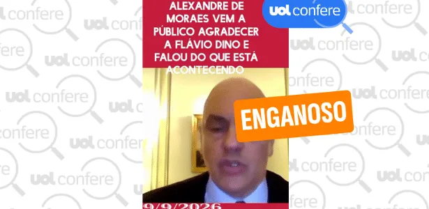 Vídeo de Moraes prestando solidariedade a Dino é de agosto