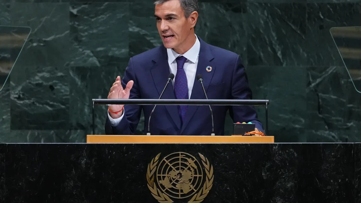 Sánchez ataca a las "fuerzas reaccionarias" y defiende en la ONU la españolidad de Ceuta: "España no elige el camino más fácil"